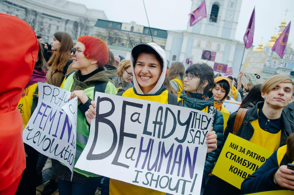 Lucha por los derechos de las mujeres en Kiev