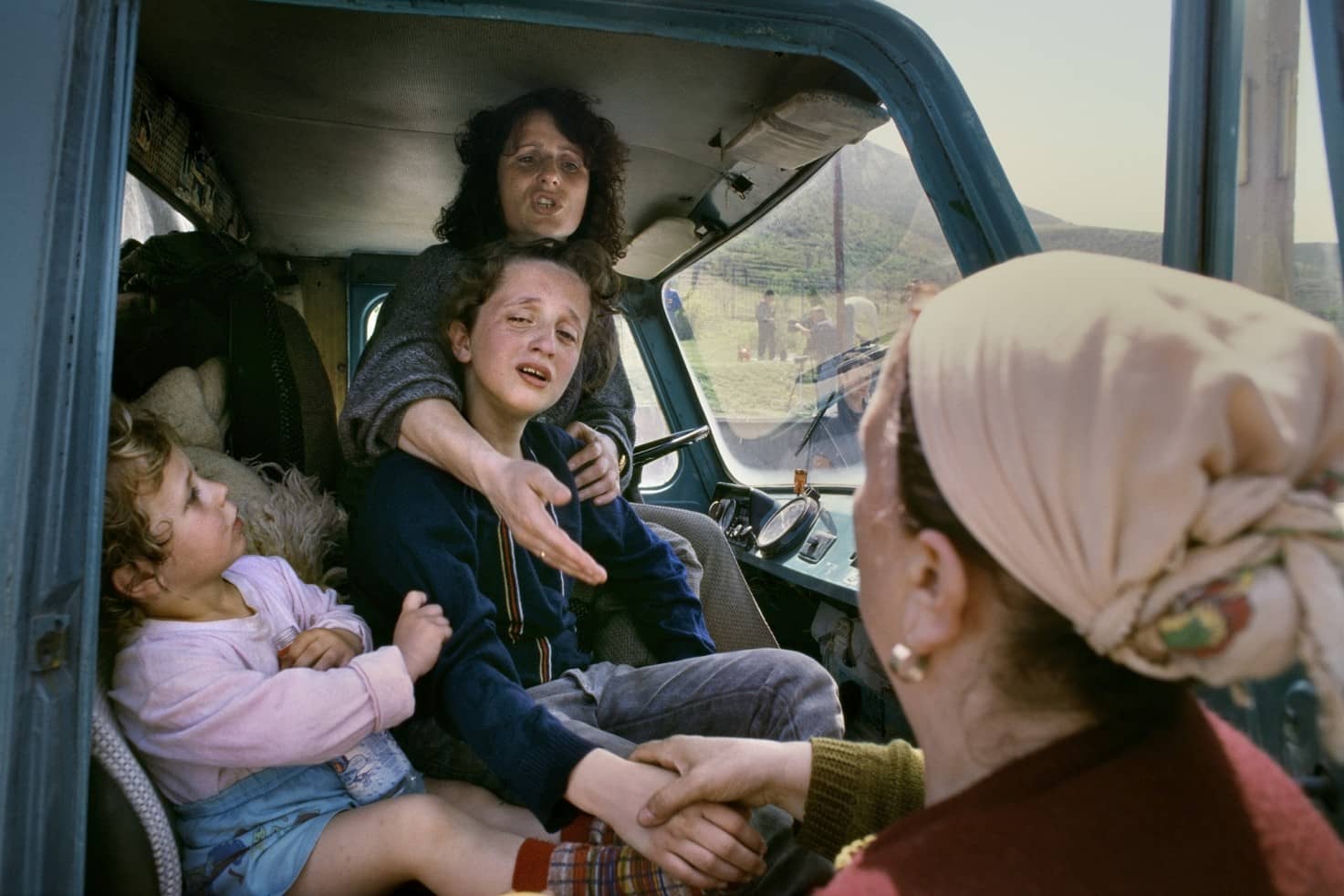 Niñas mujeres deportadas durante la guerra