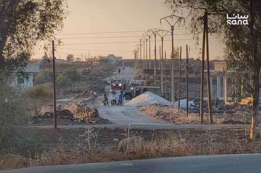 Fuerzas israelíes realizan incursiones en el norte de Quneitra, 12 de mayo.