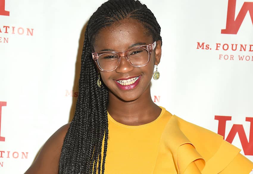 Marley Dias siendo homenajeada