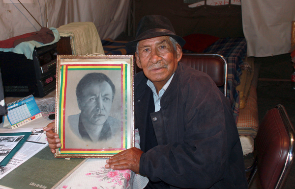 Julio Sevilla, ex preso del régimen militar del García Meza en Bolivia