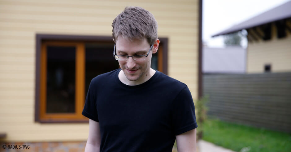 Retrato de Snowden