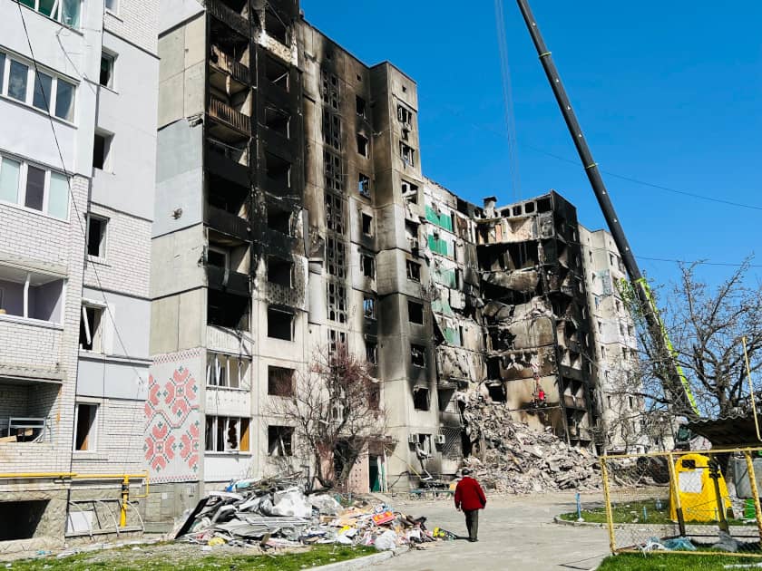 Edificio bombardeado