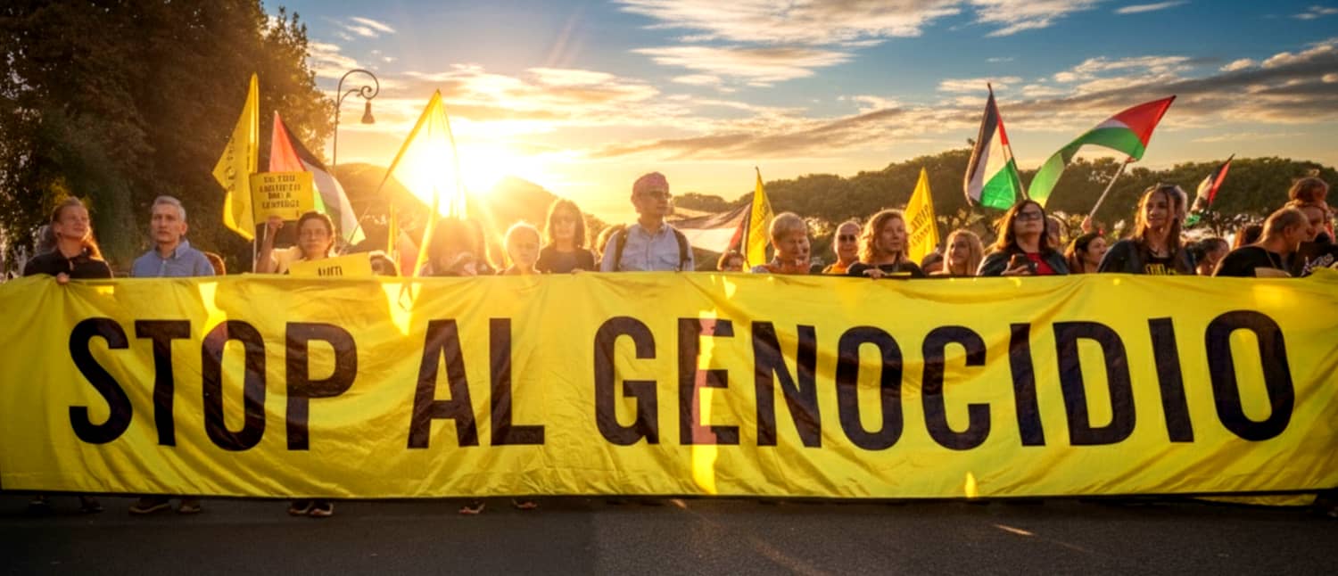 Manifestación en Lisboa por Palestina contra el genocidio en Gaza