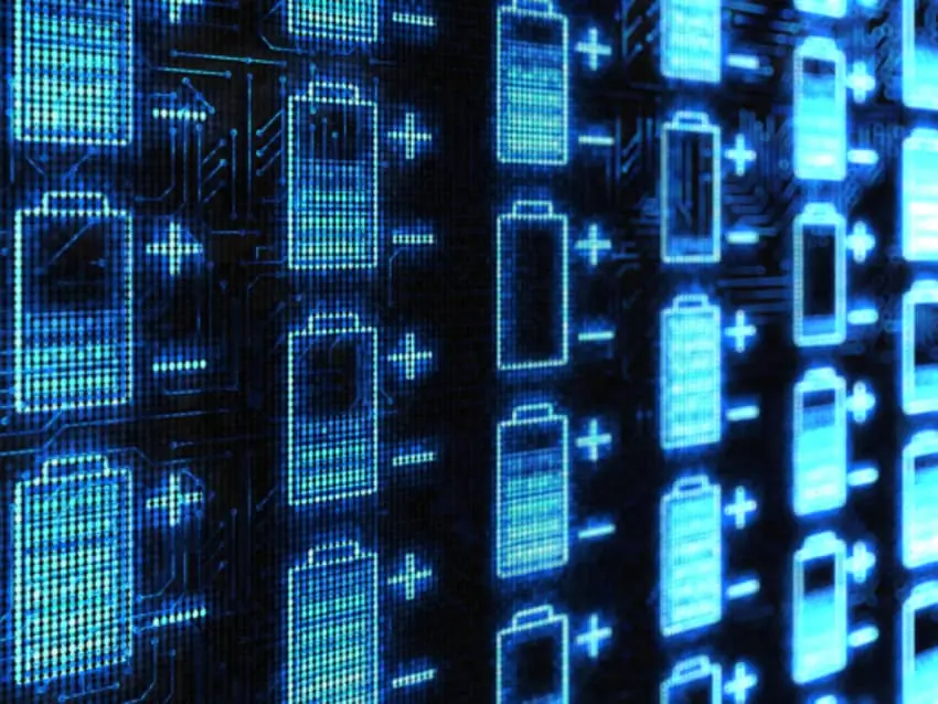 Fotos con símbolos de baterías, unas más llenas que otras