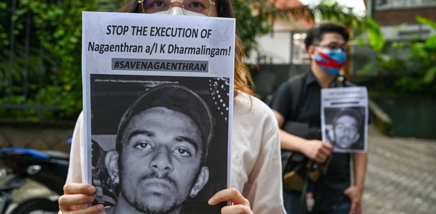 Vigilia contra la inminente ejecución de Nagaenthran K. Dharmalingam
