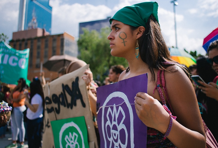 Manifestación contra el aborto en México. © Itzel Plascencia / Amnistía Internacional México