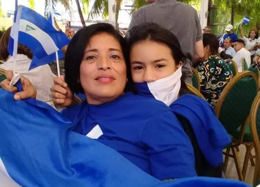 María Esperanza Sánchez, activista de derechos humanos encarcelada en Nicaragua. 