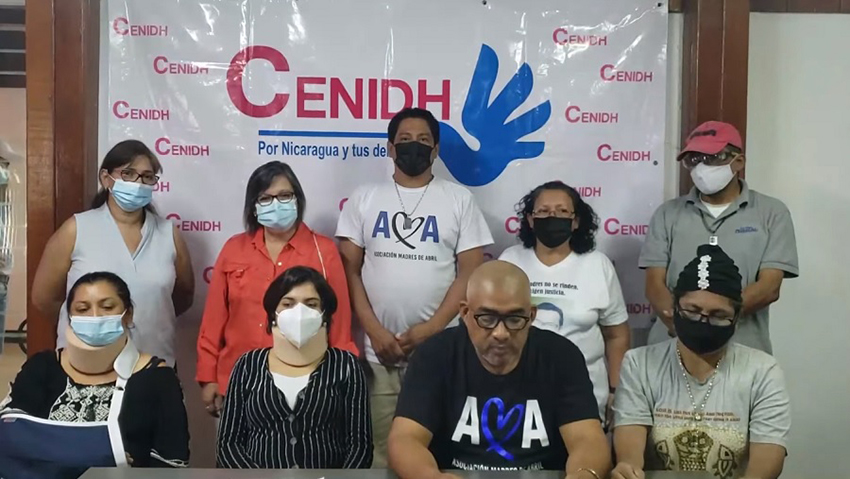 Defensoras y defensores del El Centro Nicaragüense de Derechos Humanos (CENIDH)