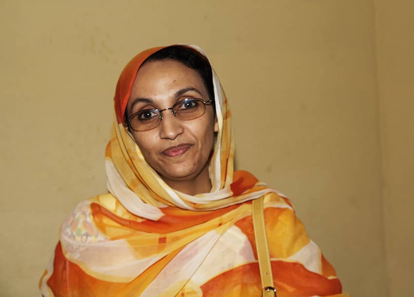 Aminatou Haidar, defensora objeto de espionaje
