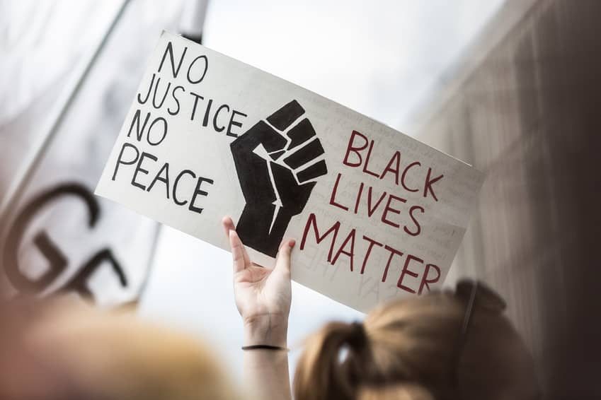 Manifestación contra el racismo. Los Nueve de Little Rock contribuyeron a la lucha copntra la segregación racial