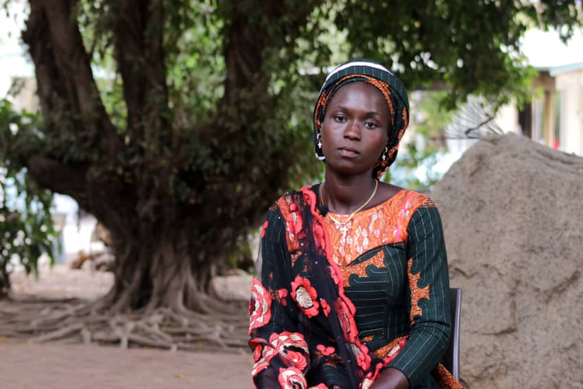Mujer secuestrada por Boko Haram. Ahora libre