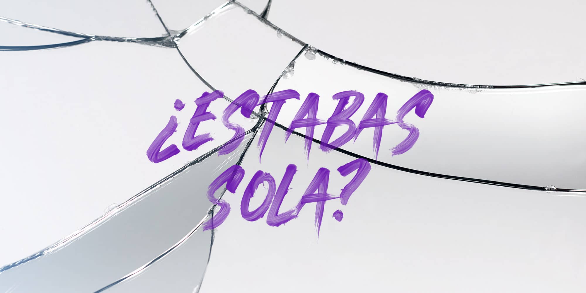 ¿Estábas sola?